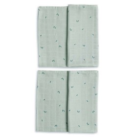 Bilde av Gloop Muslinteppe 2-pakning (Organic Green)