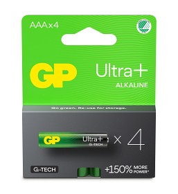 Bilde av GP Ultra Plus AAA-batteri 4-pack