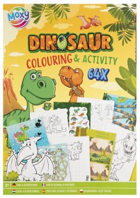 Bilde av Grafix Malebok Dinosaurer