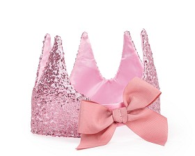 Bilde av Great Pretenders Prinsesskrona med paljetter (Precious Pink)