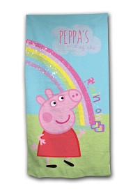 Bilde av Greta Gris Handduk 70 x 140 cm
