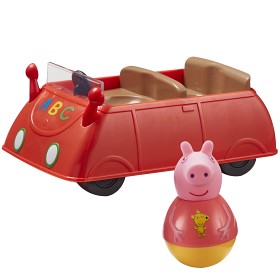 Bilde av Greta Gris Weebles Push along Wobbily Bil
