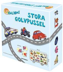 Bilde av Halvans stora golvpussel fordon