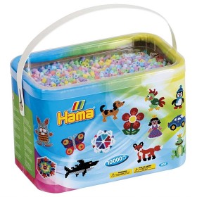 Bilde av Hama Midi Beads 10000 stk i bøtte Mix 50