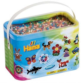 Bilde av Hama Midi Beads 10000 pcs in bucket Mix 58