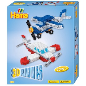 Bilde av Hama, Midi - Gift box 3D Planes 2500 st