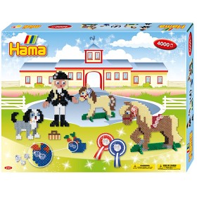 Bilde av Hama Midi Gift box Riding School 4000 st