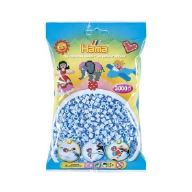 Bilde av Hama Midi Beads 3000 pcs Pastel Ice Blue