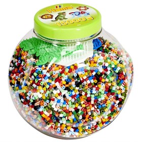 Bilde av Hama Midi Beads 15000 st Mix in Tub