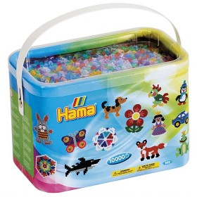 Bilde av Hama Midi Beads 10000 pcs in bucket Mix 53