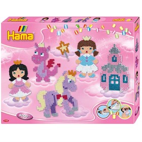 Bilde av Hama Midi perler Gaveeske 4000 st (Fantasy Fun)