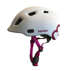 Bilde av Hamax Thundercap Cykelhjälm (white/pink)