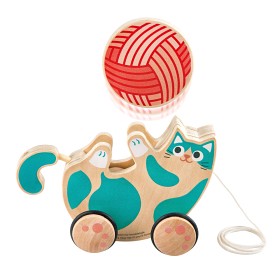 Bilde av Hape Rull og skrangle Pull leke Kattunge