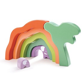 Bilde av Hape Safari Elefant Stableblokker