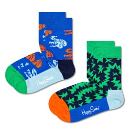 Bilde av Happy Socks 2-pack Crocodile Sokker