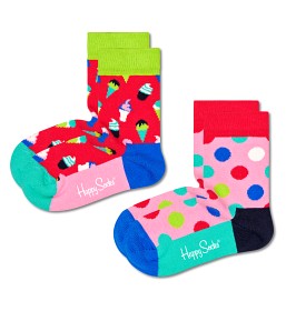 Bilde av Happy Socks 2-pack Ice Cream Sokker