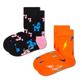 Bilde av Happy Socks 2-pack Poodle Sokker