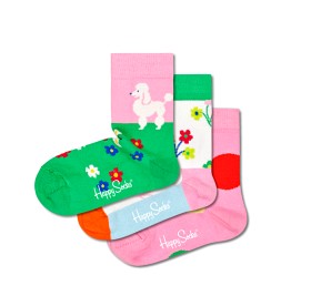 Bilde av Happy Socks 3-pack Flower Sokker Gaveset