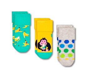Bilde av Happy Socks 3-pack In The Jungle Terry Sokker Gaveset