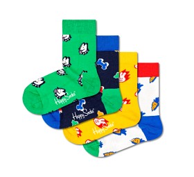 Bilde av Happy Socks 4-pack Pets Sokker Gaveset