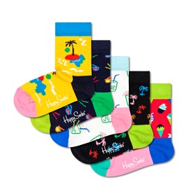 Bilde av Happy Socks 5-pack Tropical Sokke Gaveset