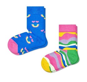 Bilde av Happy Socks Strumpor 2-pack (Rainbow Smile)