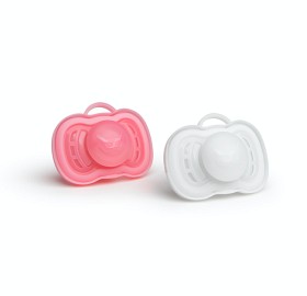 Bilde av Herobility - Heropacifier 0-6 mån (2-pack) (Rosa/Vit)