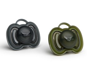 Bilde av Herobility - Heropacifier +6 mån (2-pack) (Svart/Grön)