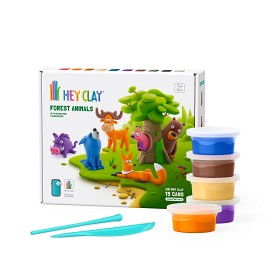 Bilde av Hey Clay Modellleire Forest Animals 15-pakk