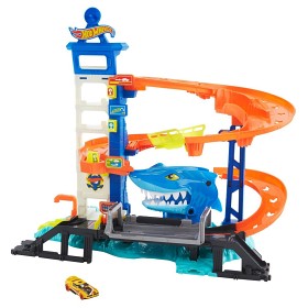 Bilde av Hot Wheels City Shark Strike Rescue Garasje