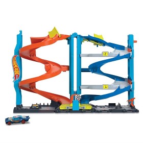 Bilde av Hot Wheels City Transforming Race Tower Bilbana