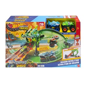 Bilde av Hot Wheels Monster Trucks Dragon destruction playset