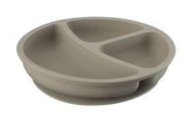 Bilde av I'm Cute Tallerken med rom Silikon (Taupe)