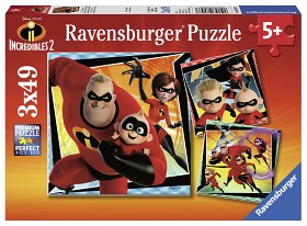 Bilde av Ravensburger - Pussel Superhjältarna 3x49 bitar