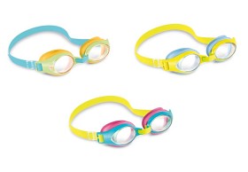 Bilde av INTEX svømmebrillene (Junior Goggles) (3-8 år) 3 olika