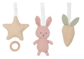 Bilde av Jabadabado Baby gym figurer Bunny (rosa)