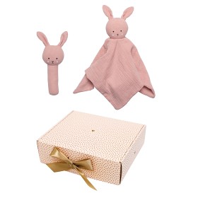 Bilde av Jabadabado Babygave Bunny Rangle (Rosa)