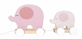 Bilde av JaBaDaBaDo Dragdjur Elefant (Rosa)