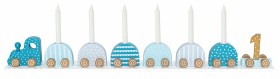 Bilde av JaBaDaBaDo Ljusstake födelsedagståg (Blå)