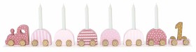 Bilde av JaBaDaBaDo Ljusstake födelsedagståg (Rosa)