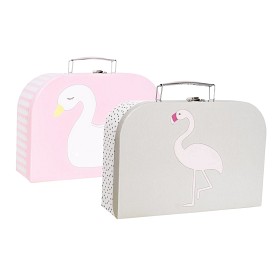 Bilde av JaBaDaBaDo - Pappväska Svan och Flamingo