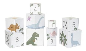 Bilde av Jabadabado Stacking cubes Dino 1-10