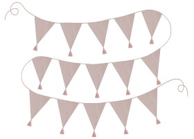 Bilde av JaBaDaBaDo Tygvimpel (rosa)
