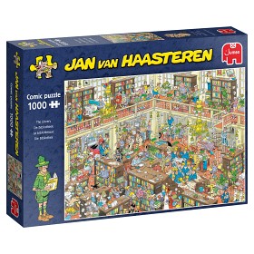 Bilde av Jan Van Haasteren Pussel Library 1000-bitar