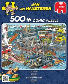 Bilde av Jan Van Haasteren Pussel Sea Loading Dock 500-bitar