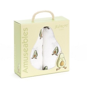 Bilde av Jellycat Amuseable Muslinfiltar Avocado