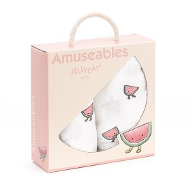 Bilde av Jellycat Muslinfiltar 2-pack (Vattenmelon)