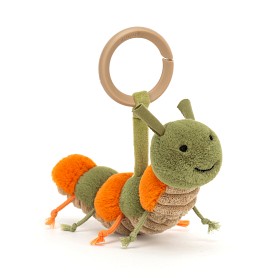 Bilde av Jellycat Little Christopher Caterpillar Rattle