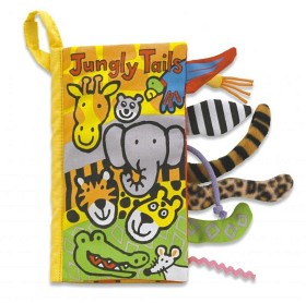 Bilde av Jellycat Tails Book (Djungeldjur)