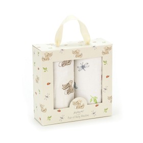 Bilde av Jellycat Muslinfiltar 2-pack (Kanin)